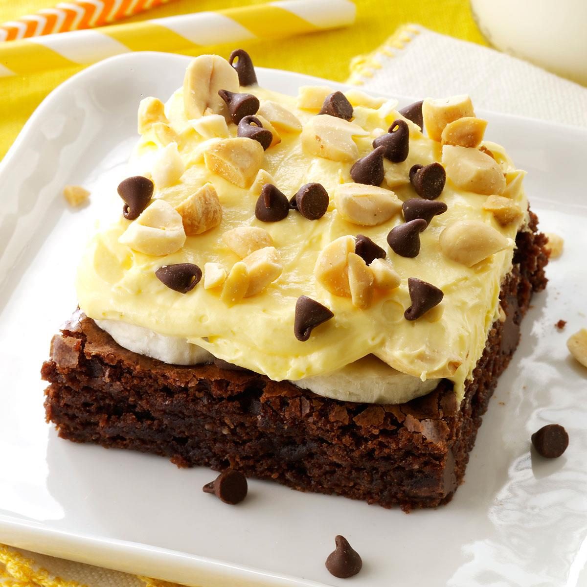 Banana Cream Brownie Dessert Recipe Taste Of Home