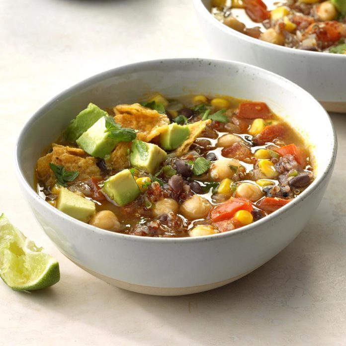 Chickpea Tortilla Soup