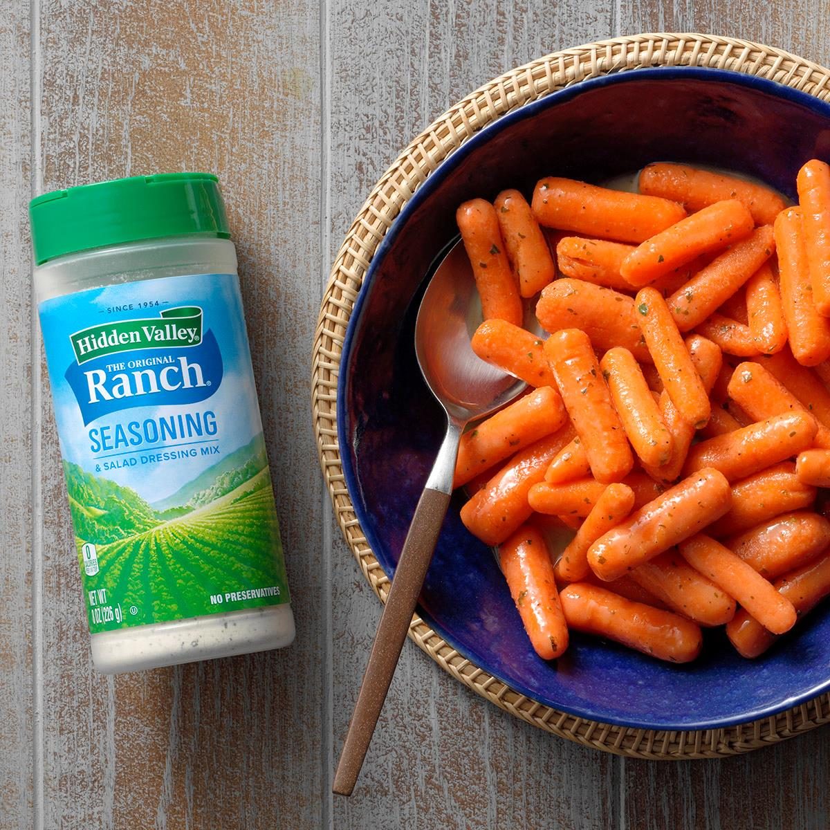 Ranch-Glazed Baby Carrots Recipe | Taste of Home