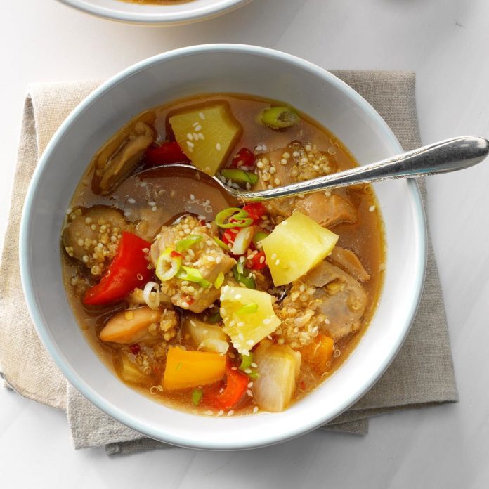 Ginger Chicken and Quinoa Stew