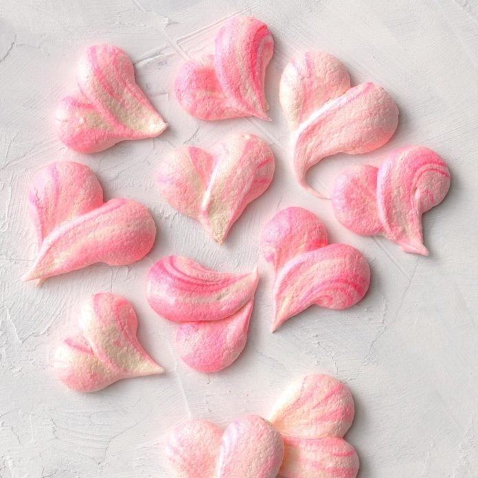 meringue hearts