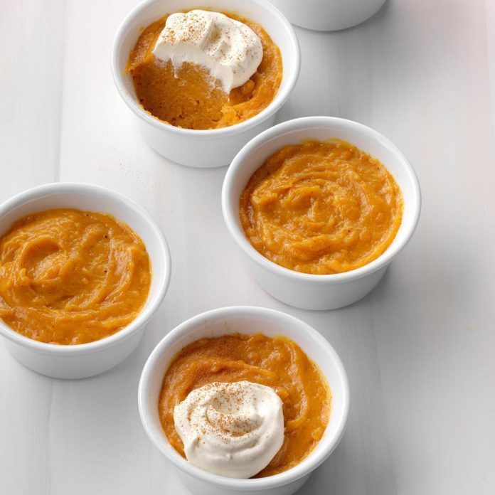 Orange Pumpkin Chiffon Dessert