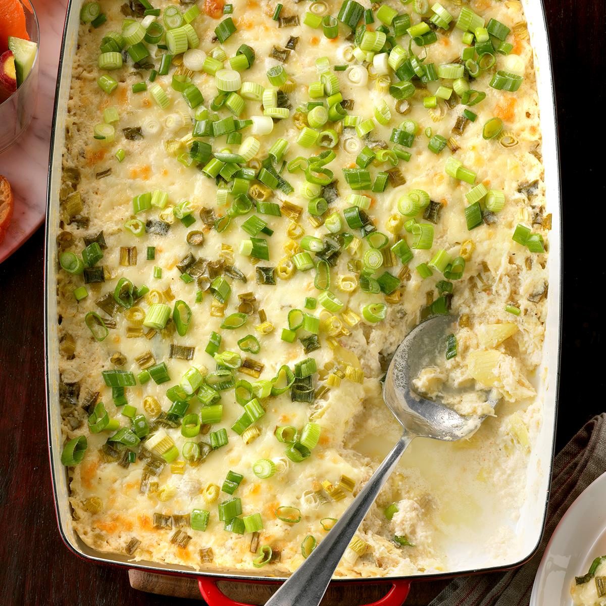 Three Cheese Crab Artichoke Dip