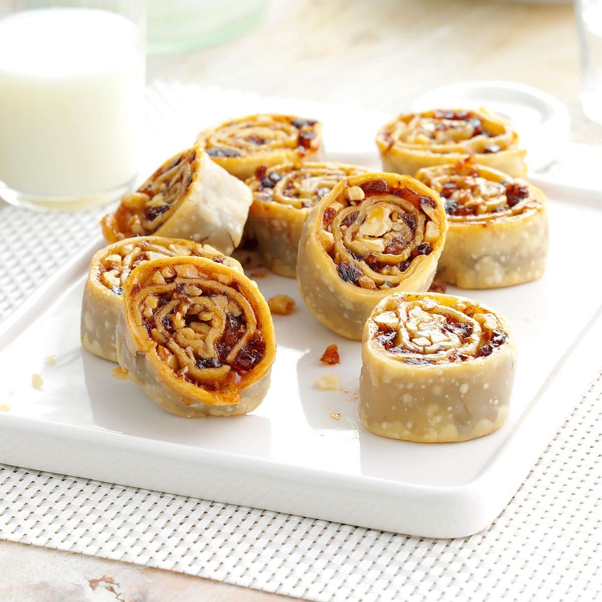 Date-Walnut Pinwheels