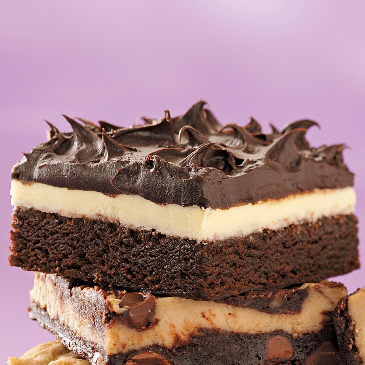 Double Frosted Brownies