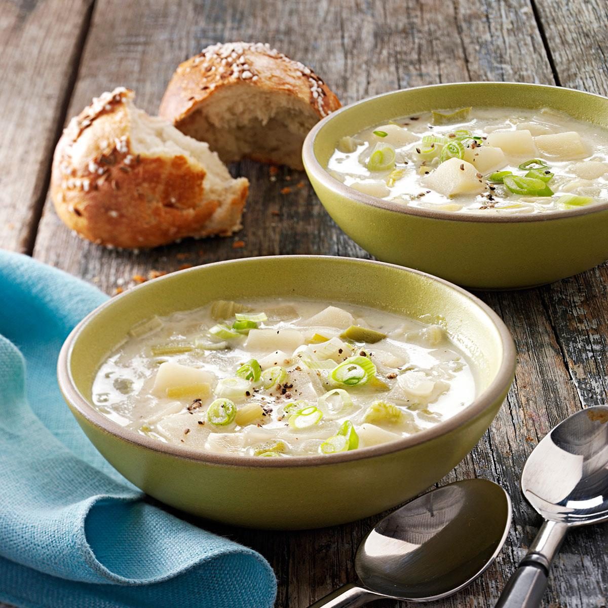 Hearty Leek and Potato Soup