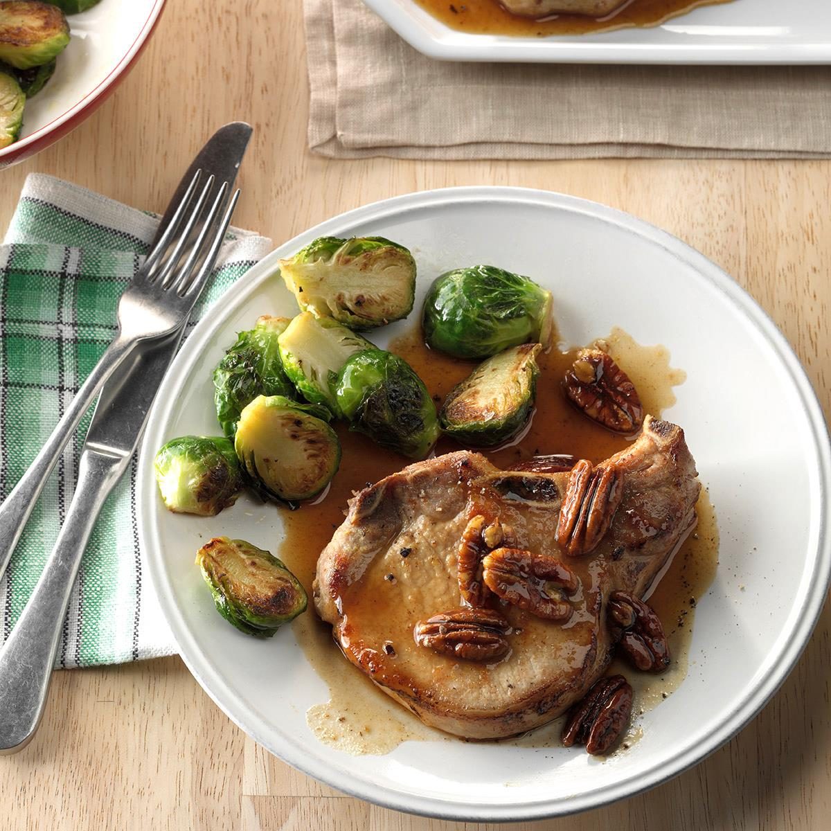 Maple-Pecan Pork Chops