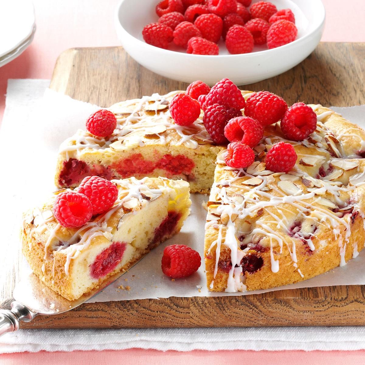 Raspberry Sour Cream Coffee Cake