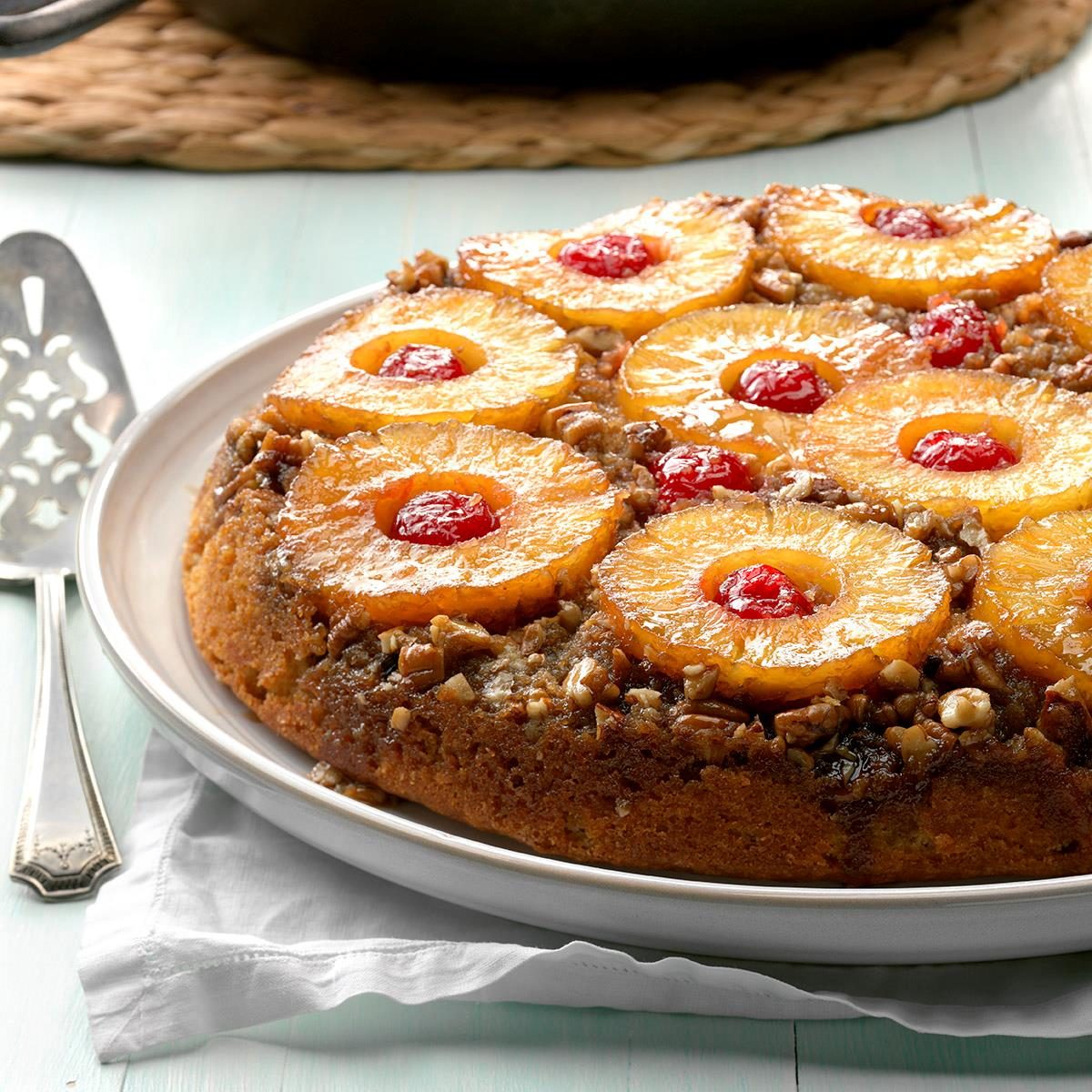 Cast Iron Pineapple Upside Down Cake - Everyday Eileen