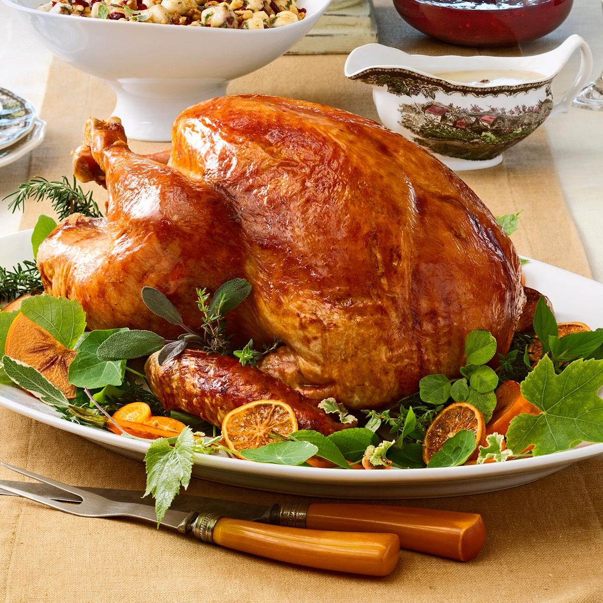 Tangerine-Glazed Turkey