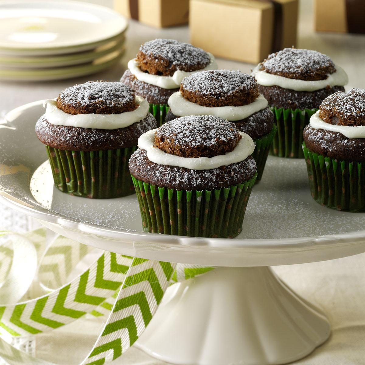 Chocolate Gingerbread Cupcakes