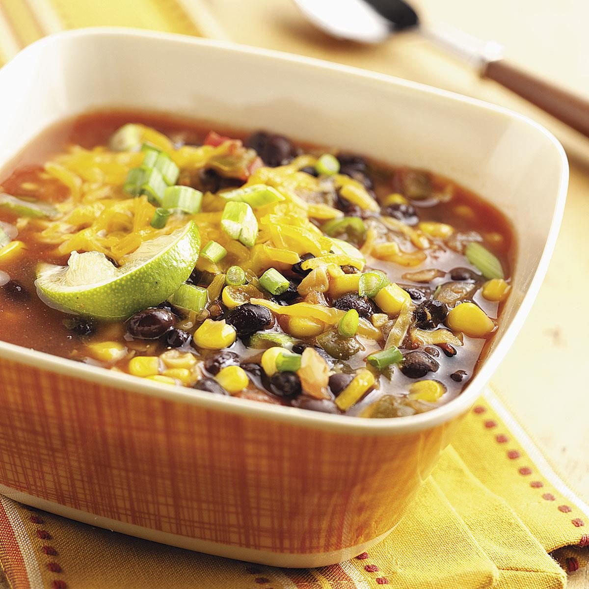 Bart's Black Bean Soup for Two