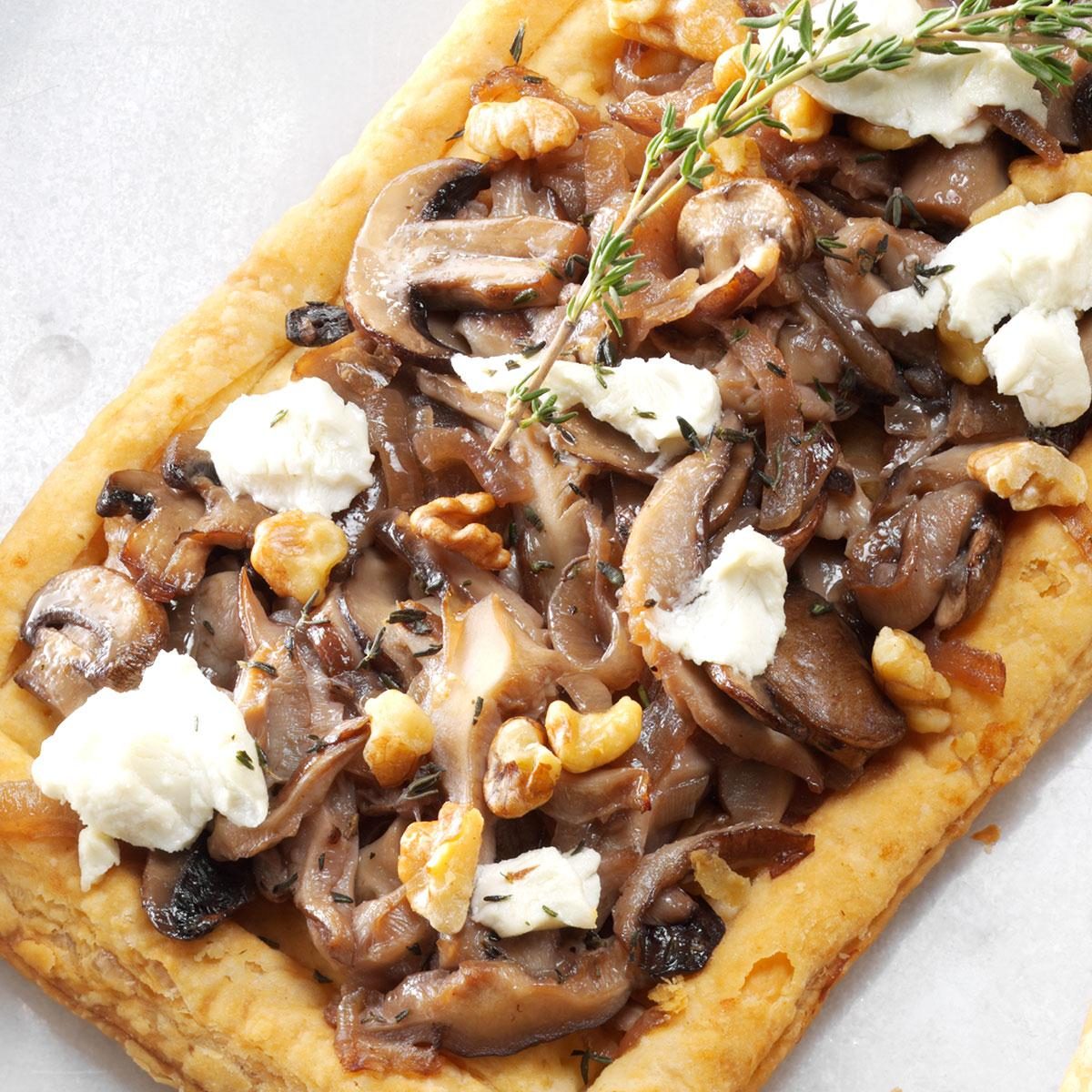 Mushroom Pastry Tarts