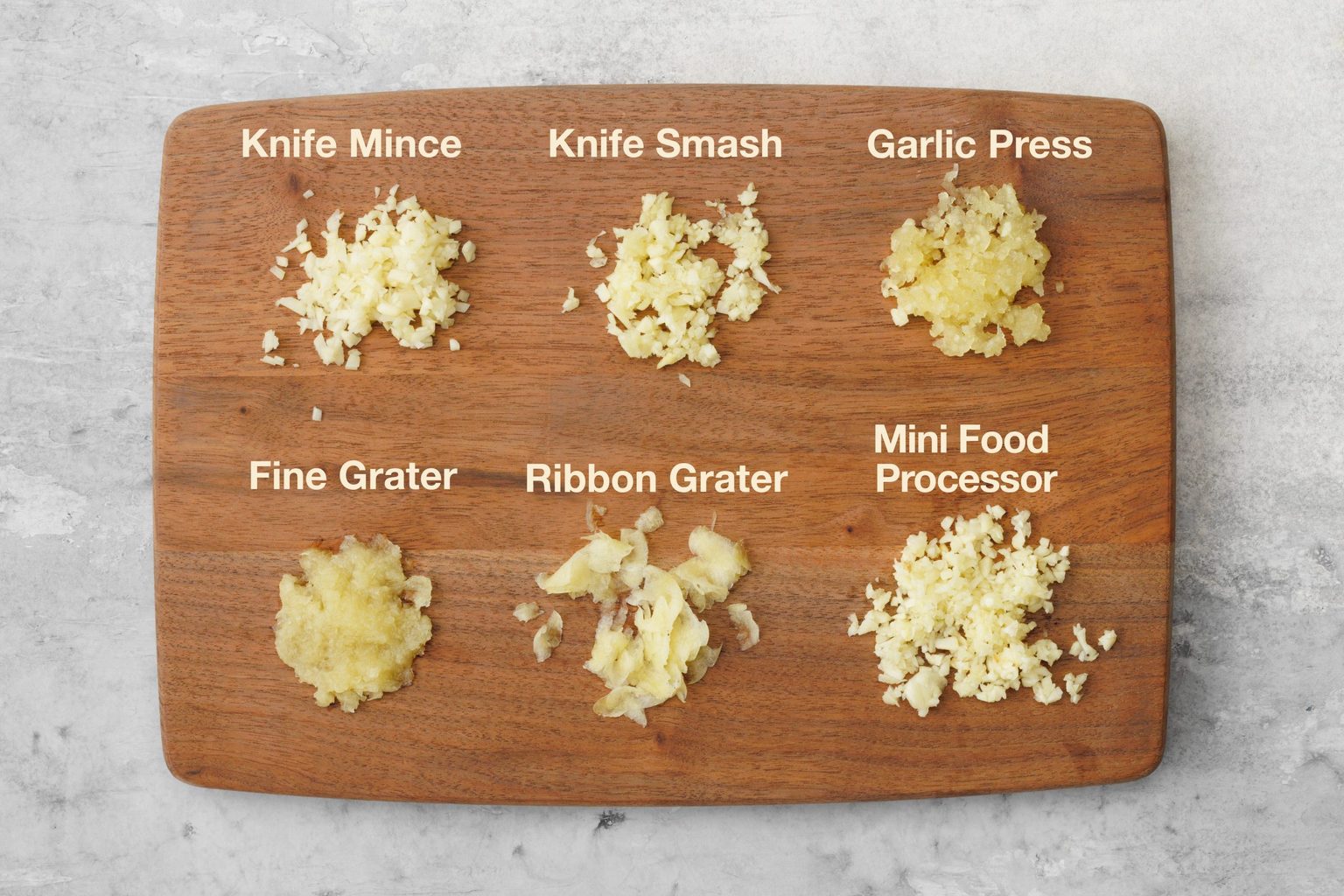 How to Mince Garlic with a Knife, Garlic Press, Grater or Food Processor