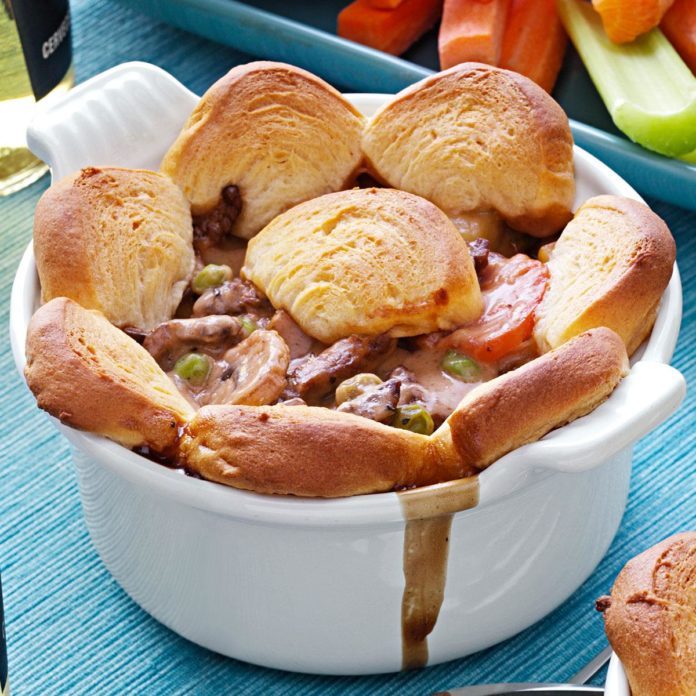 Arkansas: Beef and Mushroom Potpies