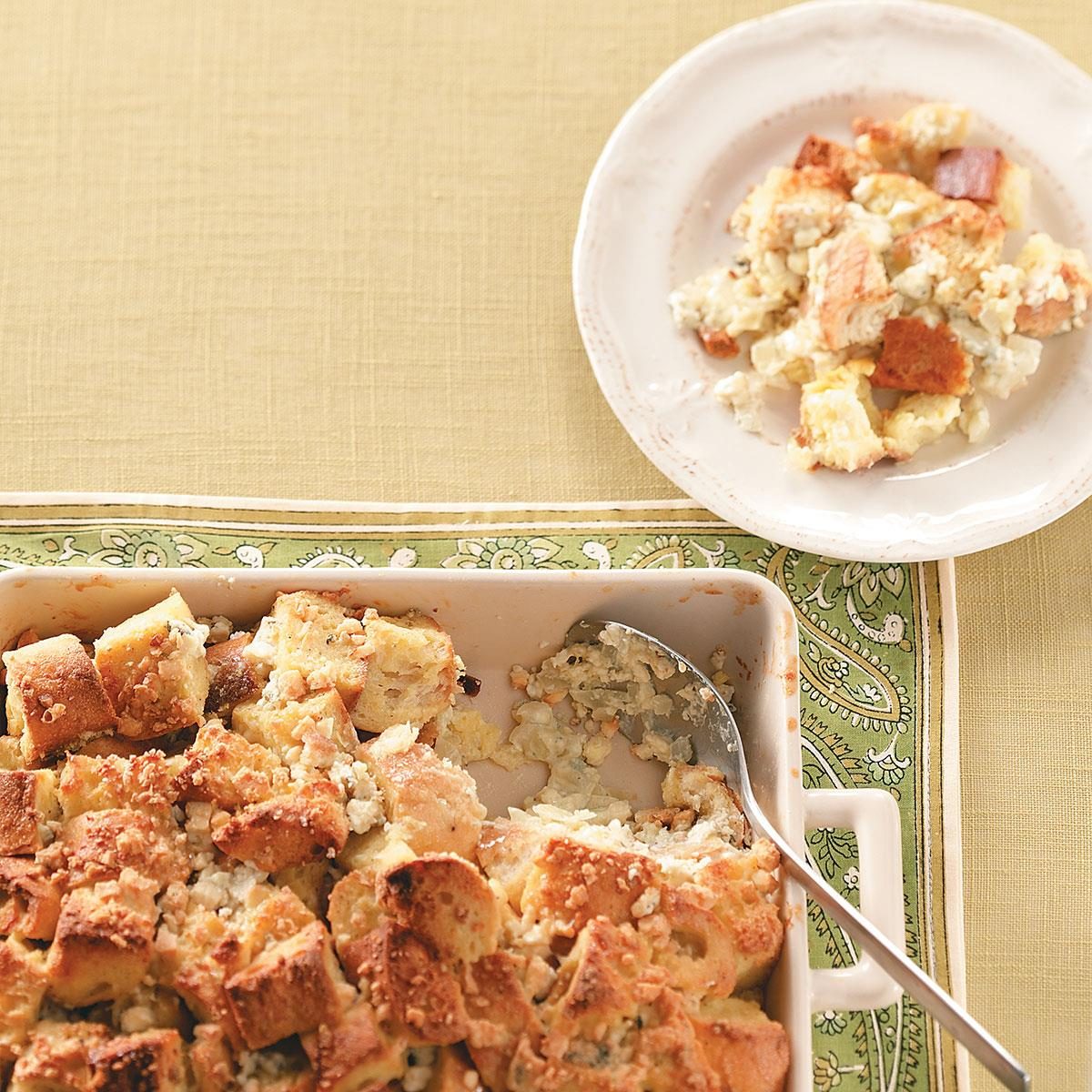 Blue Cheese Bread Pudding Recipe Taste of Home