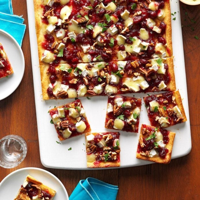 Camembert & Cranberry Pizzas