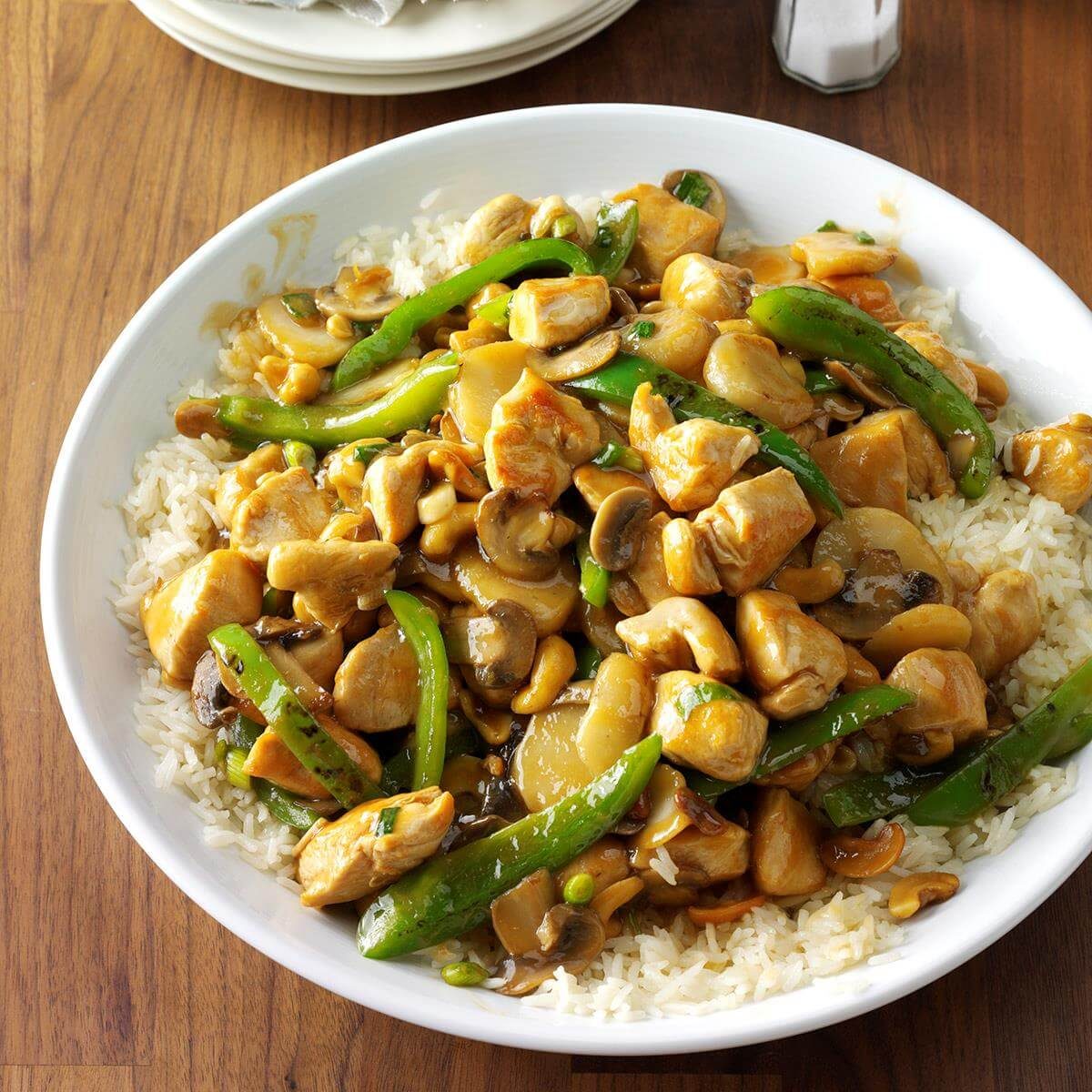 Cashew Chicken with Ginger Recipe  Taste of Home