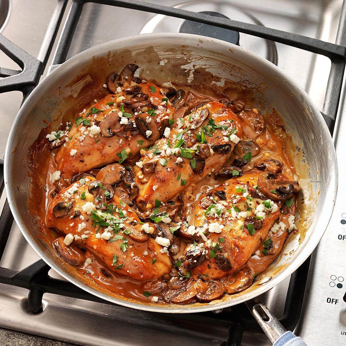 Chicken Marsala With Gorgonzola