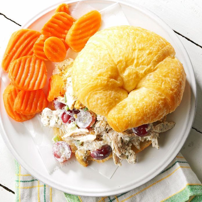 Chicken Salad Croissant Sandwiches