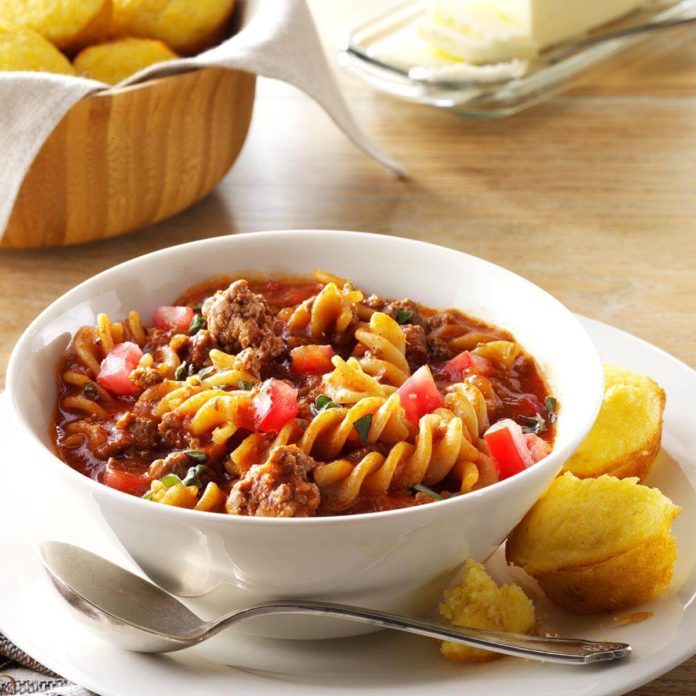 Chili Beef Pasta