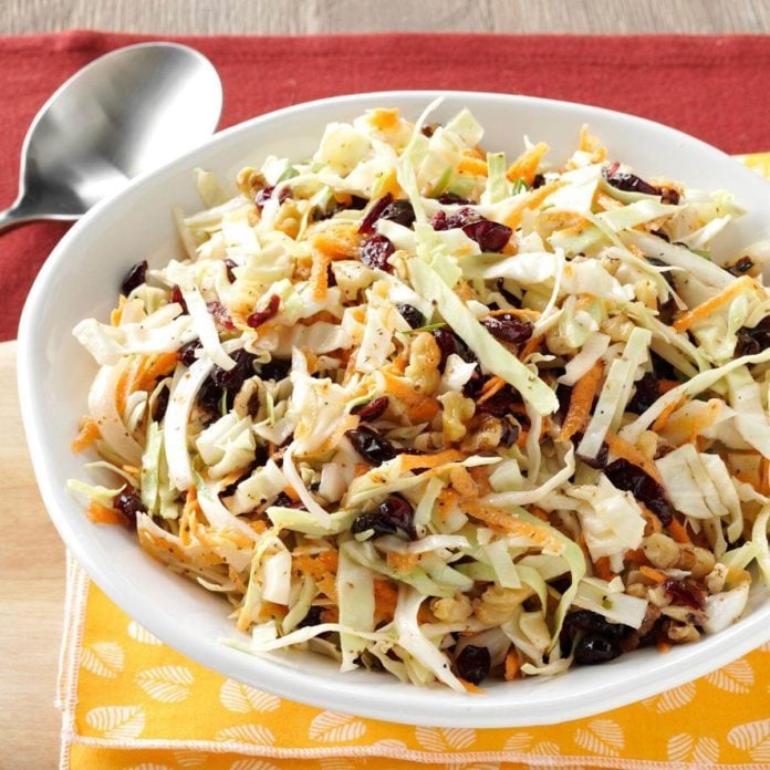 Cranberry Walnut Slaw