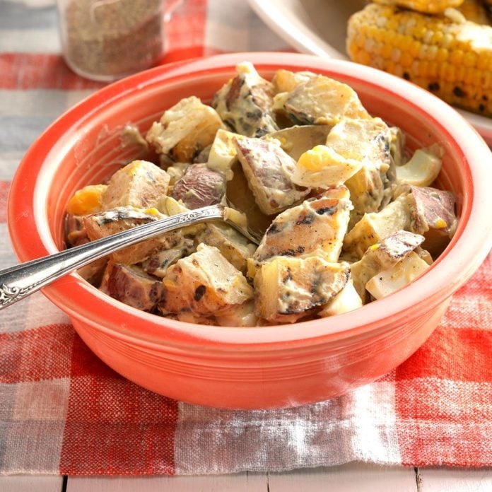 Georgia: Creamy Grilled Potato Salad 