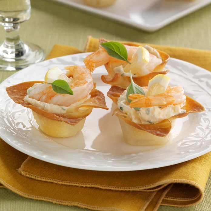 Crispy Shrimp Cups Recipe | Taste of Home