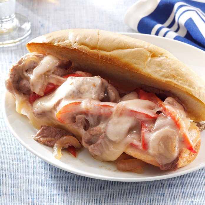 Easy Philly Cheesesteaks