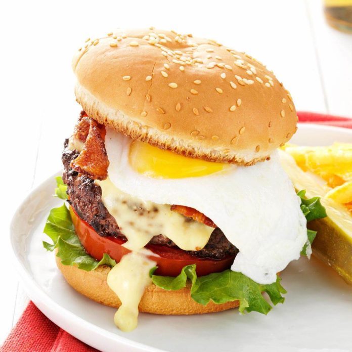 Eggs Benedict Burgers