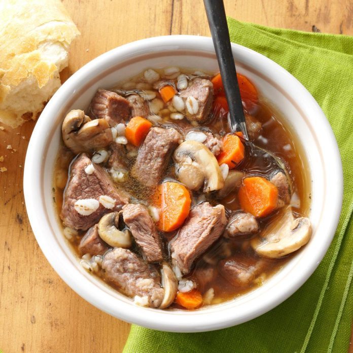 Hearty Beef Barley Soup