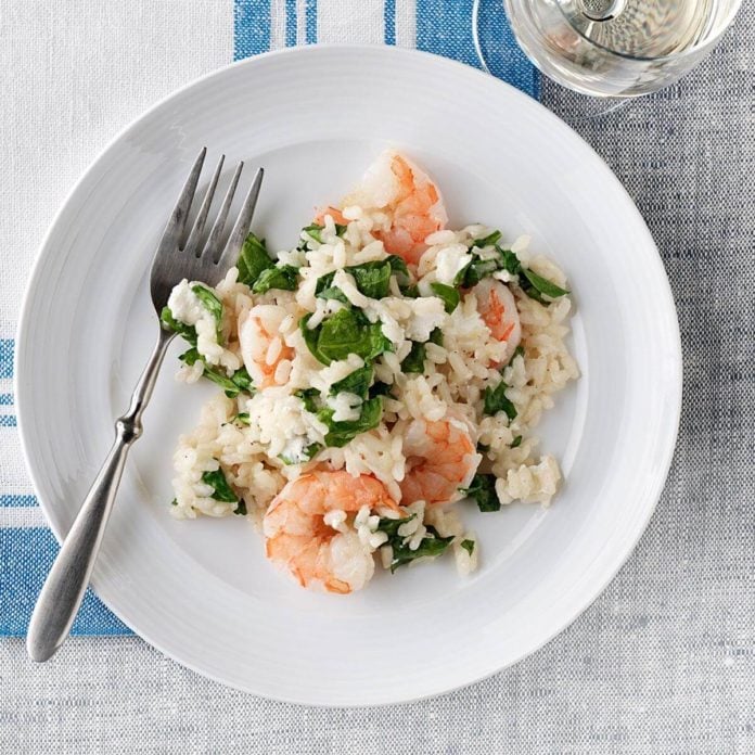 May: Hearty Shrimp Risotto