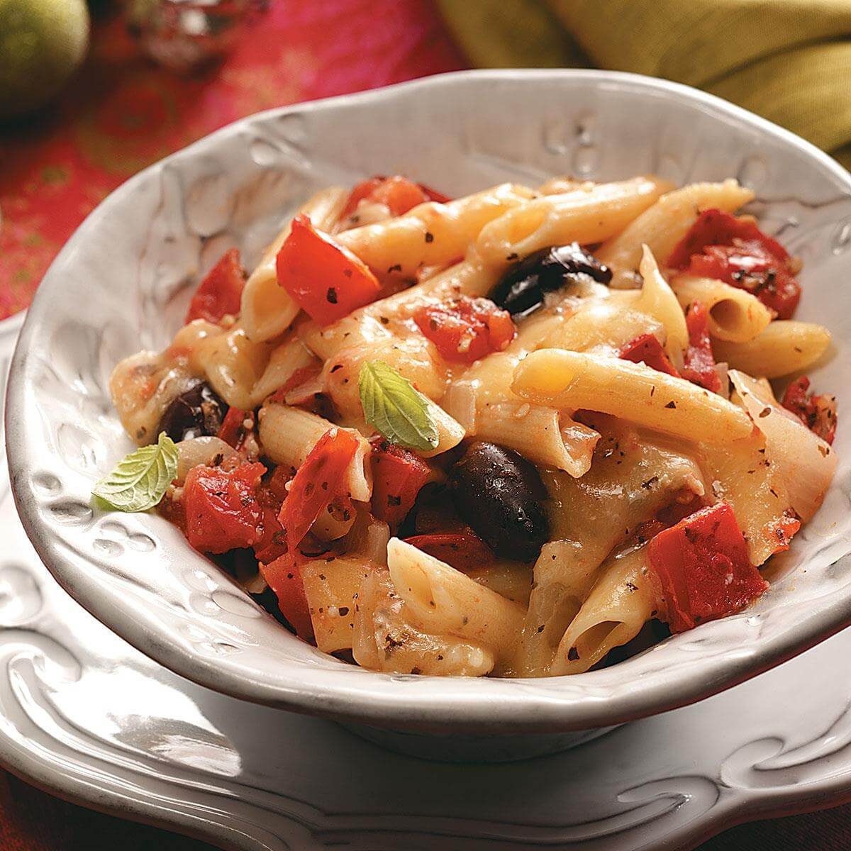 Hearty Tomato-Olive Penne Recipe  Taste of Home