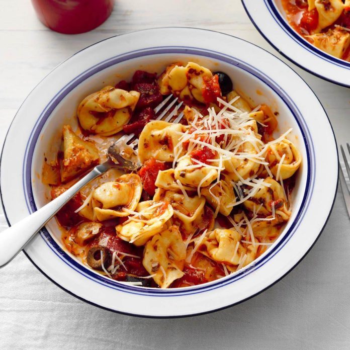 Herbed Artichoke Cheese Tortellini