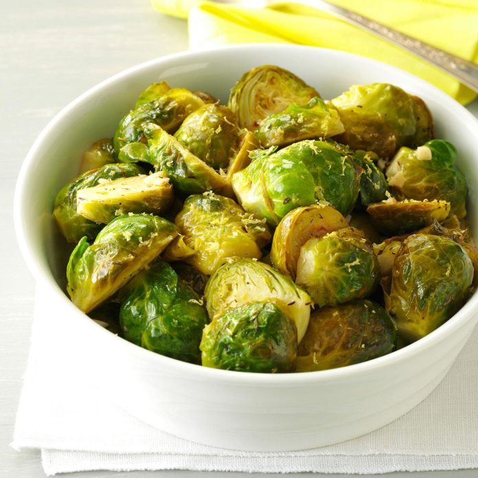 Lemon-Butter Brussels Sprouts