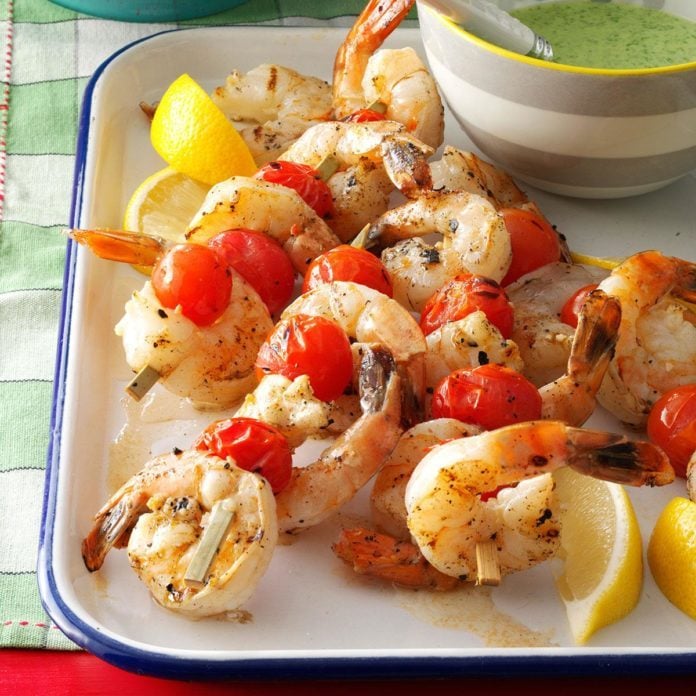 Lemony Shrimp & Tomatoes