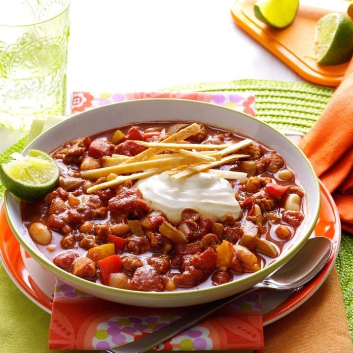 Lime Chicken Chili