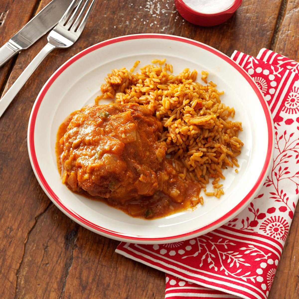 Mexican Smothered Chicken Thighs Recipe Taste Of Home