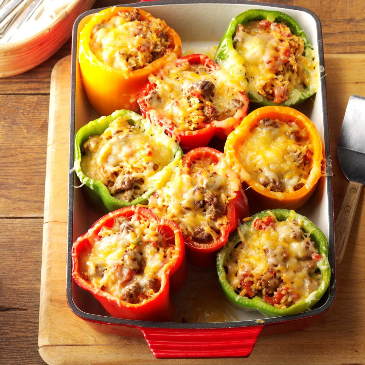 Mexican Stuffed Peppers Recipe | Taste of Home