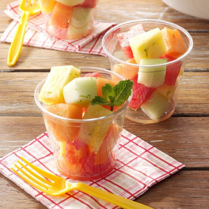 Mojito Marinated Fruit