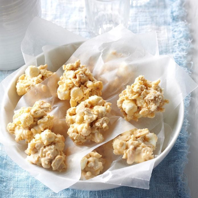 Nutty Rice Krispie Cookies