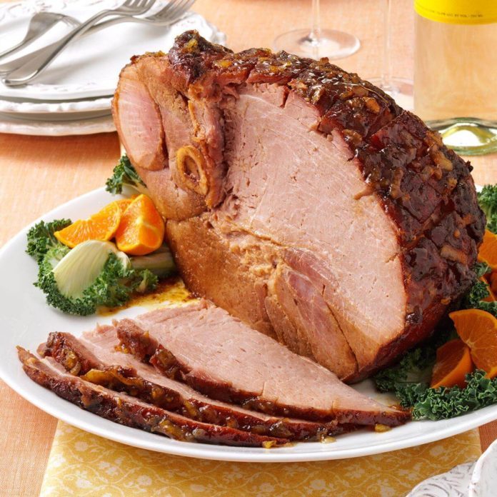 OrangeGlazed Ham Recipe  Taste of Home