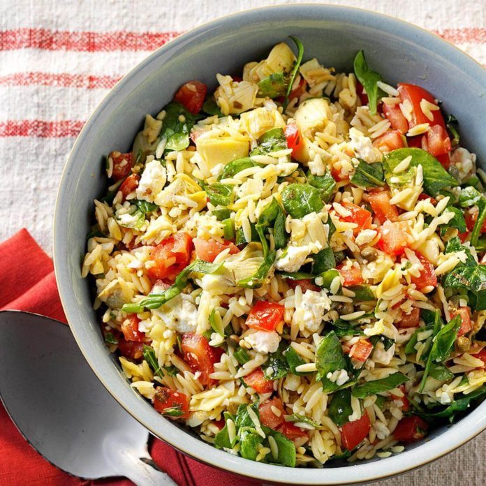 Orzo Vegetable Salad