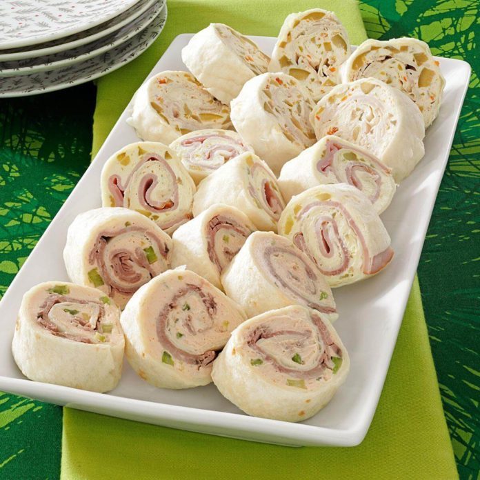 Party Pinwheels Recipe | Taste of Home