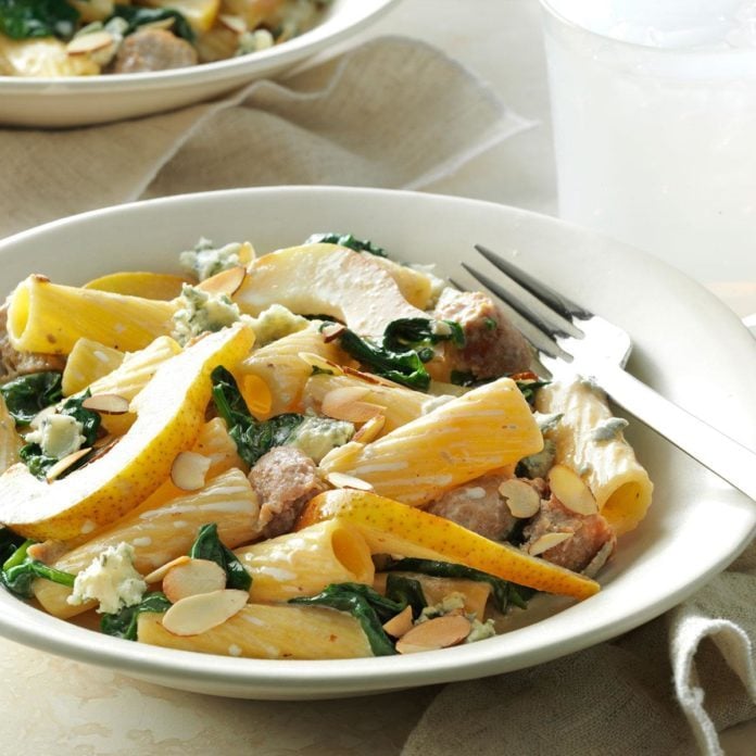 Pear & Turkey Sausage Rigatoni