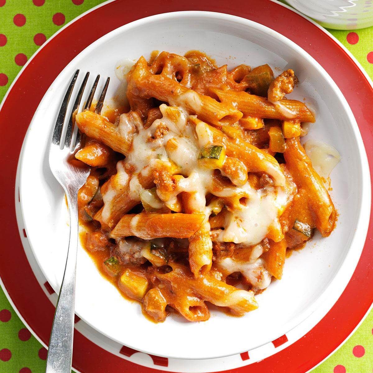 Penne Beef Bake Recipe | Taste of Home