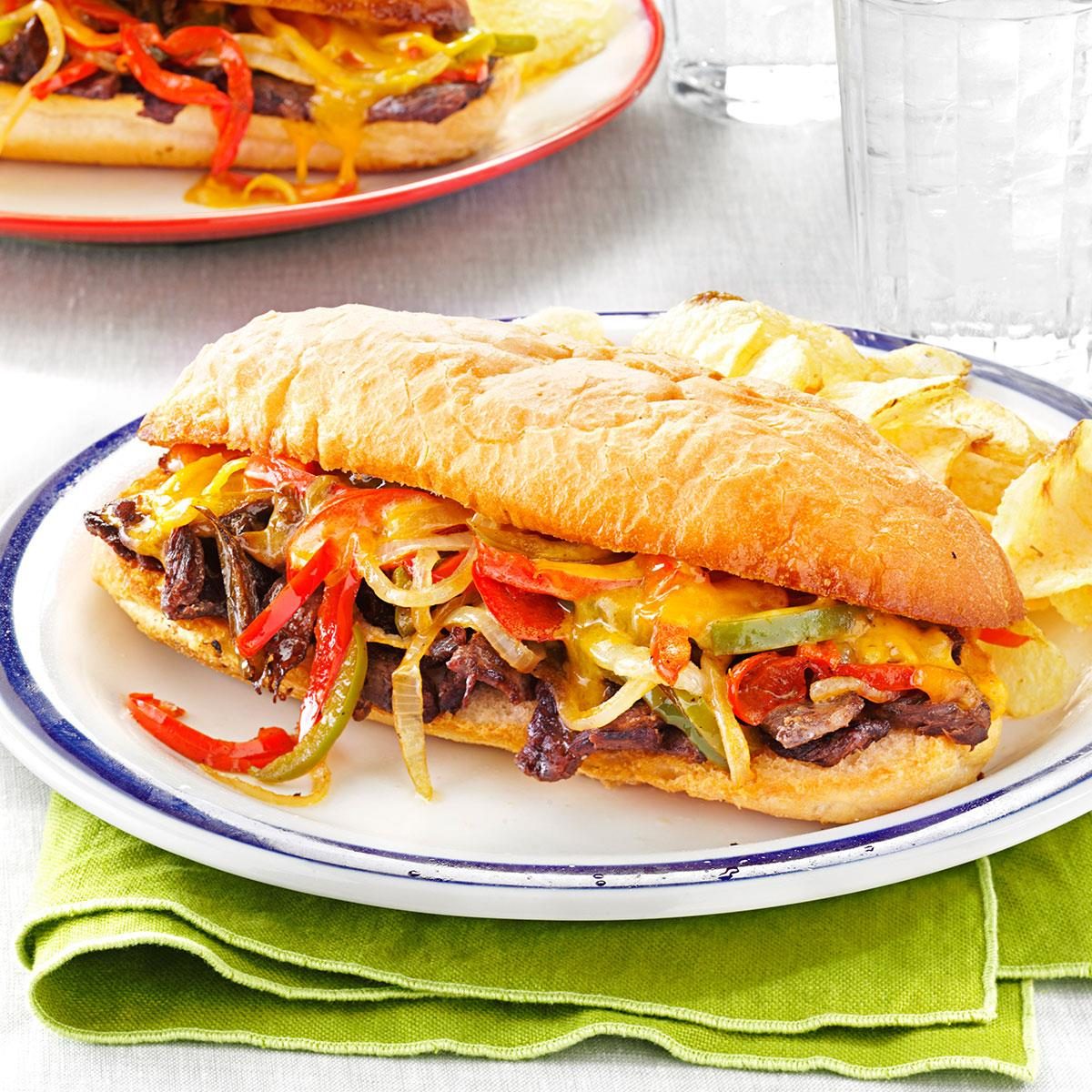 Philly Cheesesteaks Recipe | Taste of Home