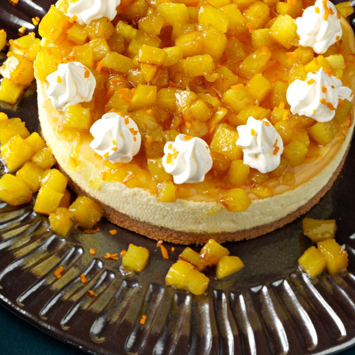 Pineapple Orange Cheesecake Recipe  Taste of Home