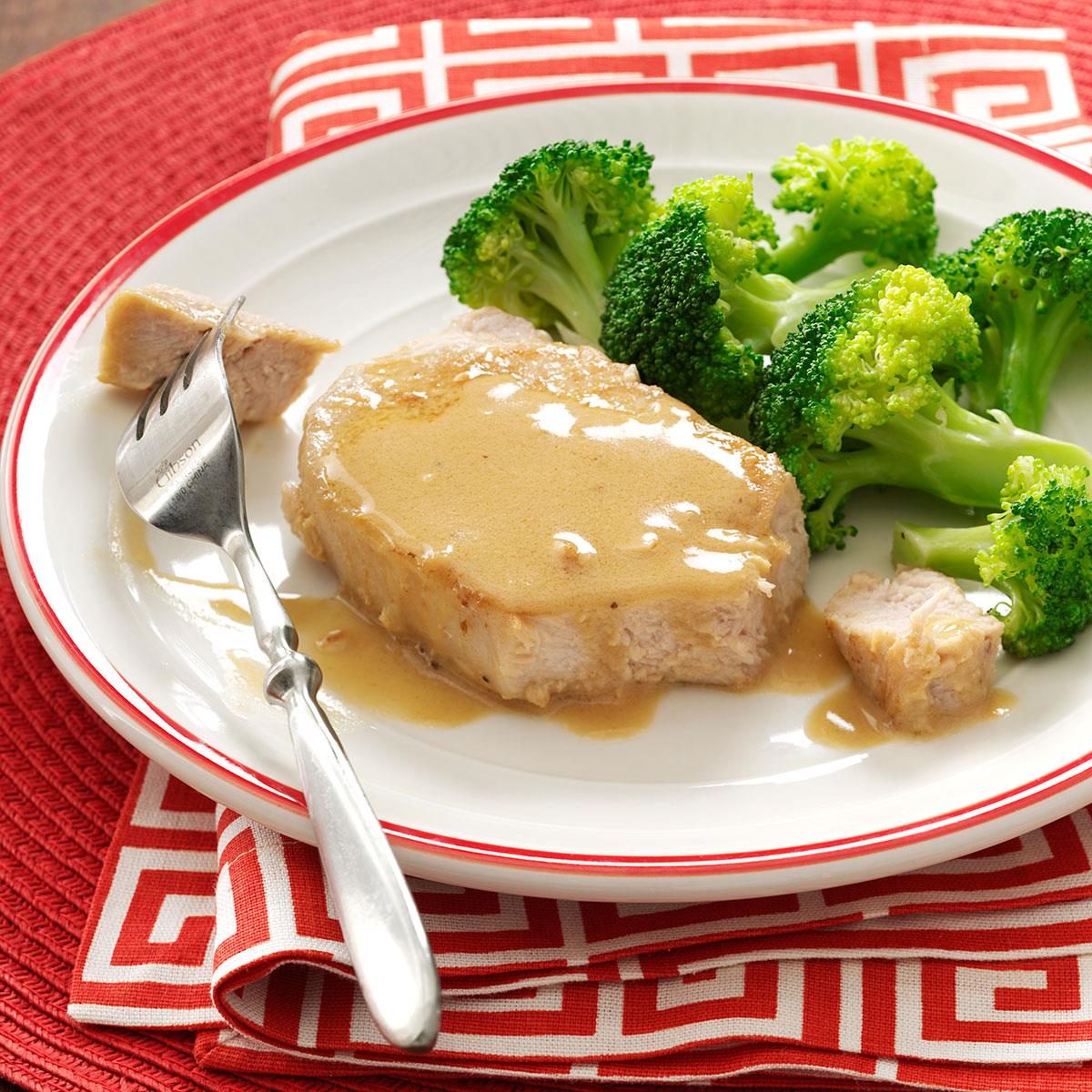 Pork Chops with Mustard Sauce Recipe Taste of Home