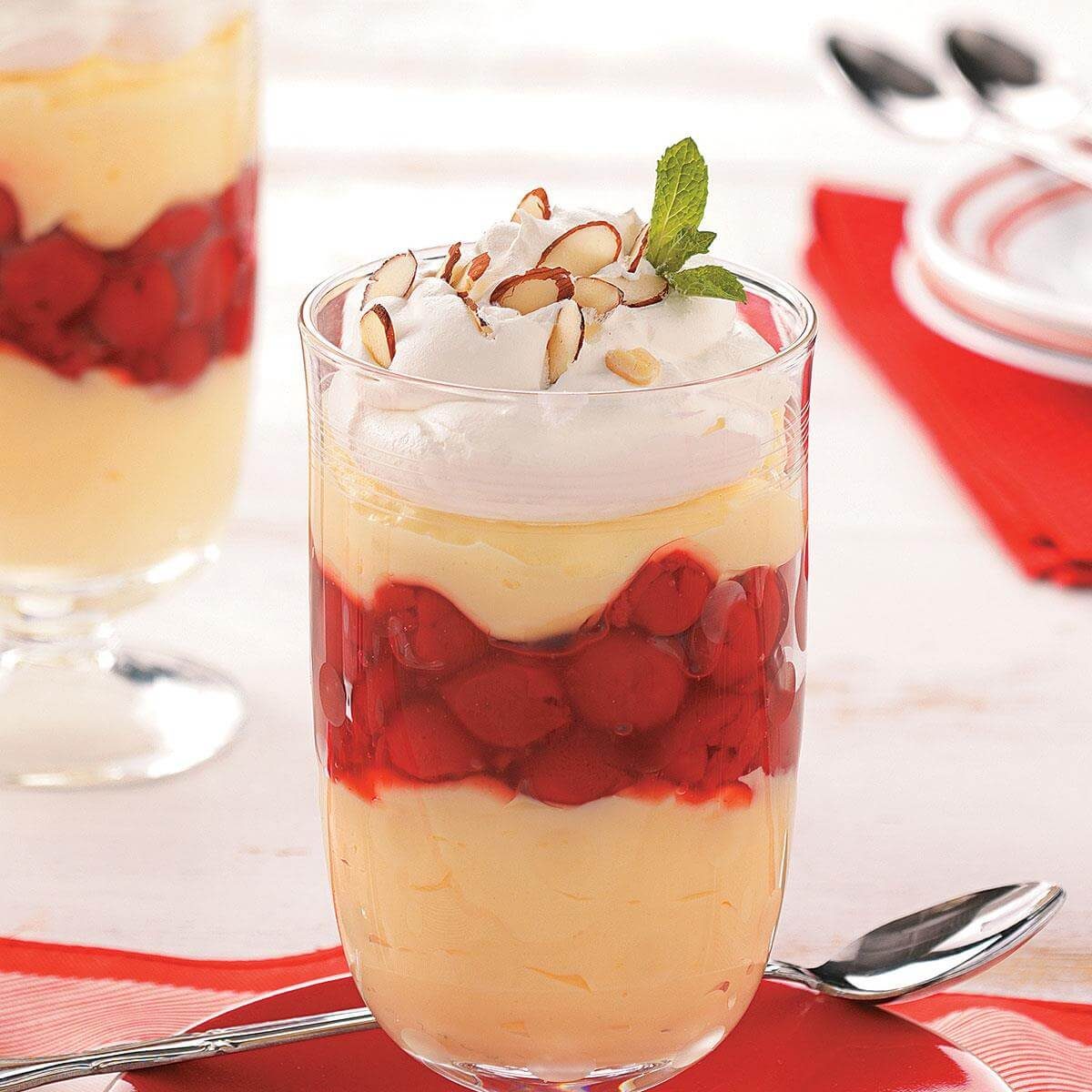 Pretty Cherry Parfaits Recipe | Taste of Home